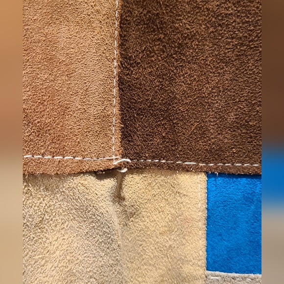 Unique Handmade Western Kids Suede Vest - Picture 9 of 12